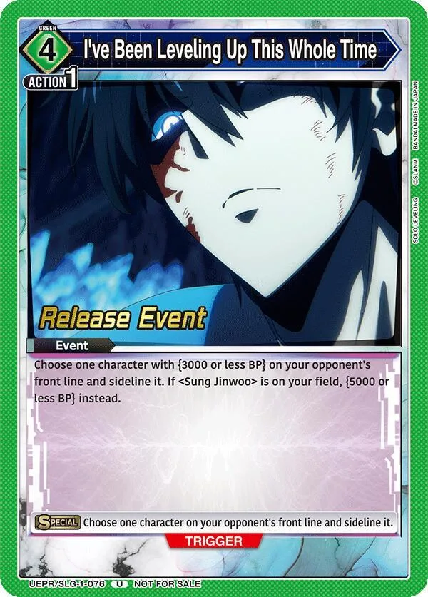 I've Been Leveling Up This Whole Time card front