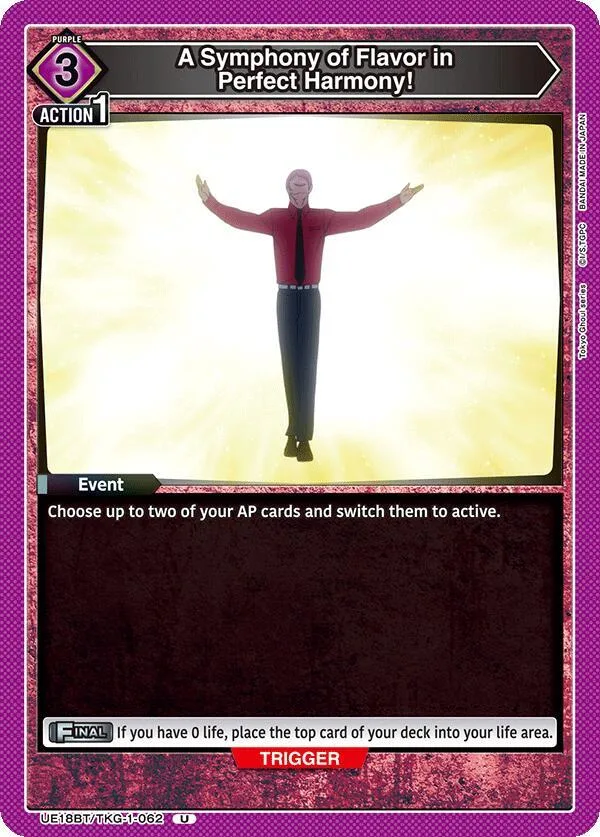 A Symphony of Flavor in Perfect Harmony! card front