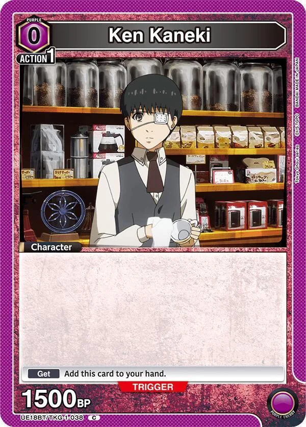 Ken Kaneki (Box Topper Foil) card front