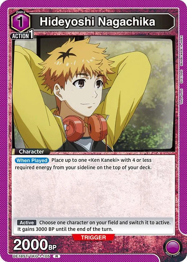 Hideyoshi Nagachika card front