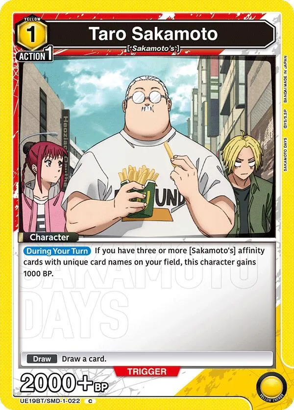 Taro Sakamoto (022) card front
