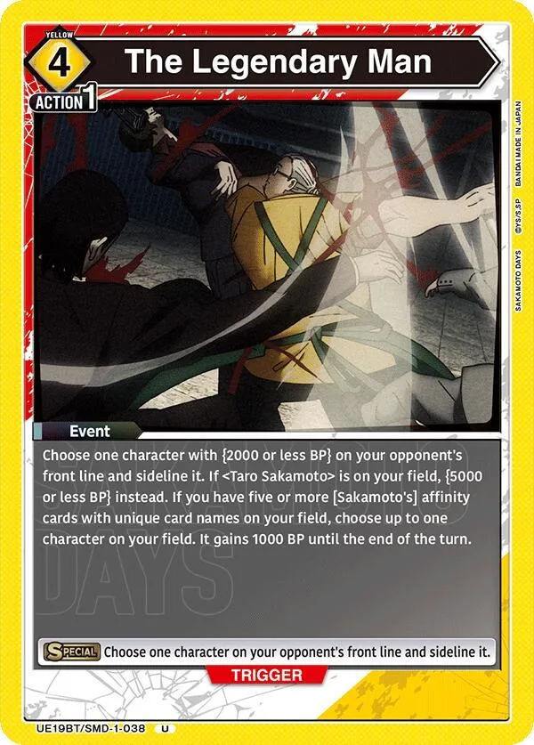 The Legendary Man card front
