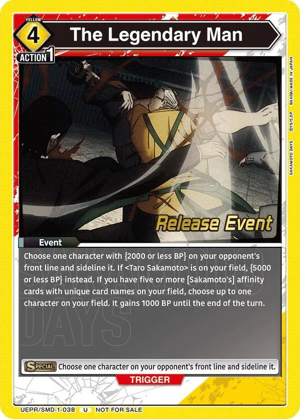 The Legendary Man card front