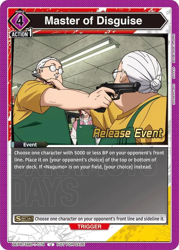 Master of Disguise card front