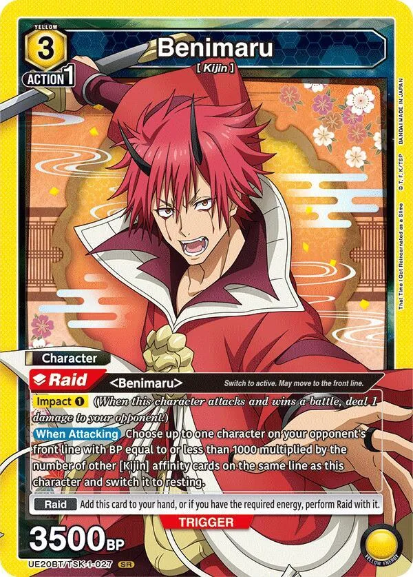 Benimaru (027) card front