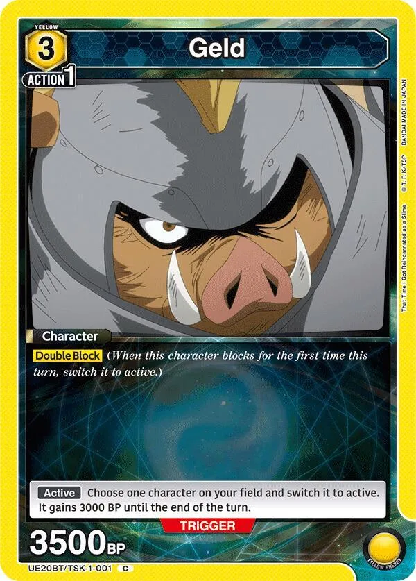 Geld (001) card front