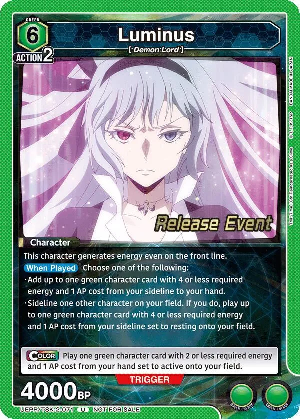 Luminus (071) card front