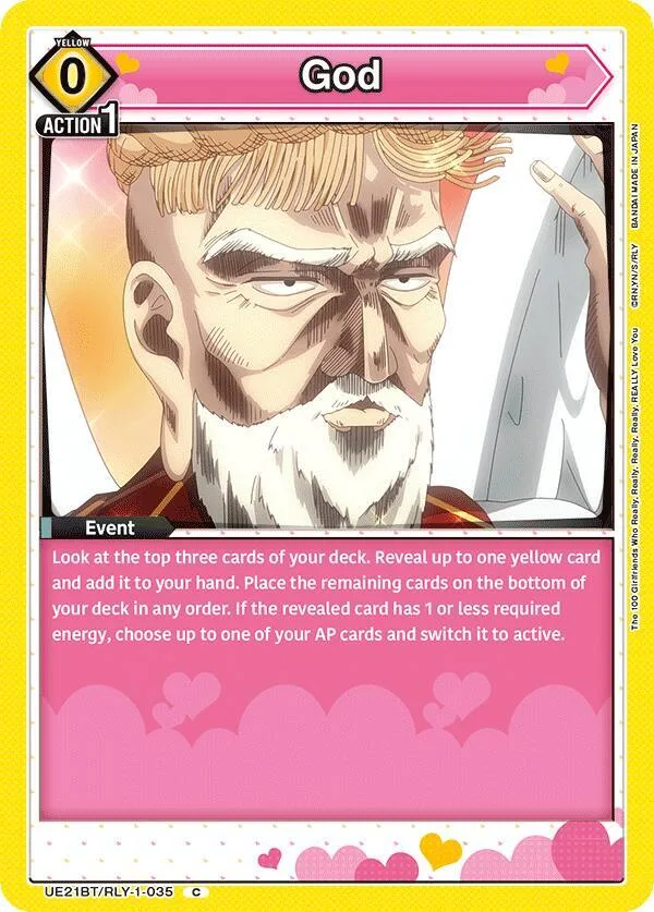 God card front