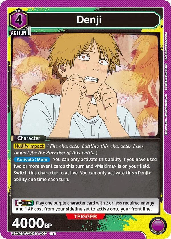Denji (007) card front