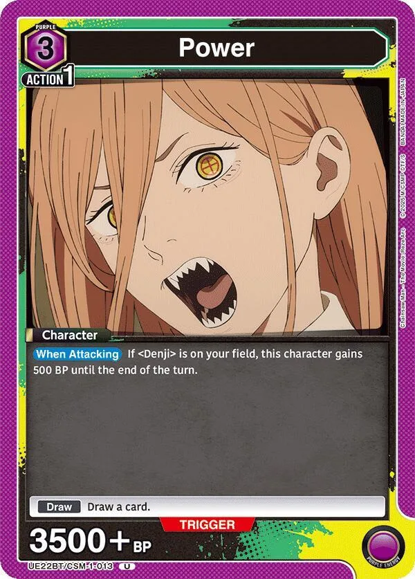 Power (013) card front