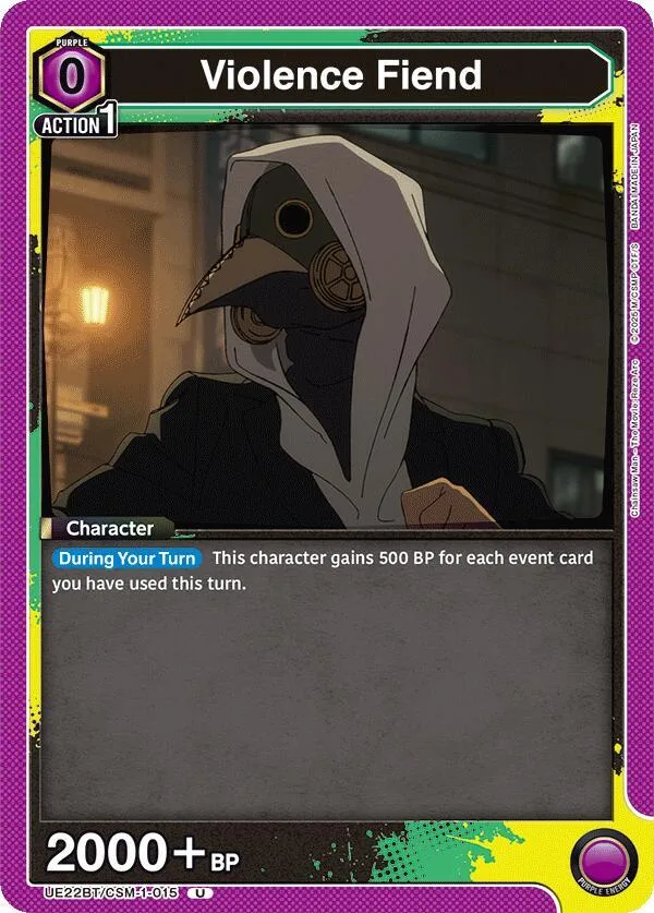 Violence Fiend card front