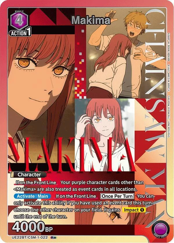 Makima (022) (R*) card front