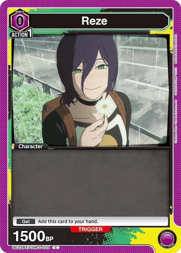 Reze (025) card front