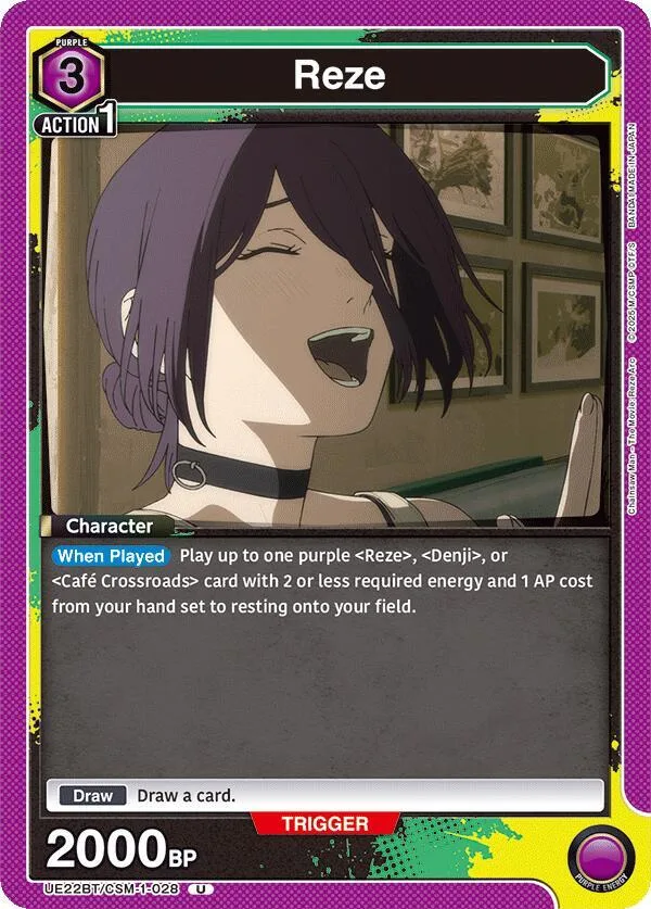 Reze (028) card front