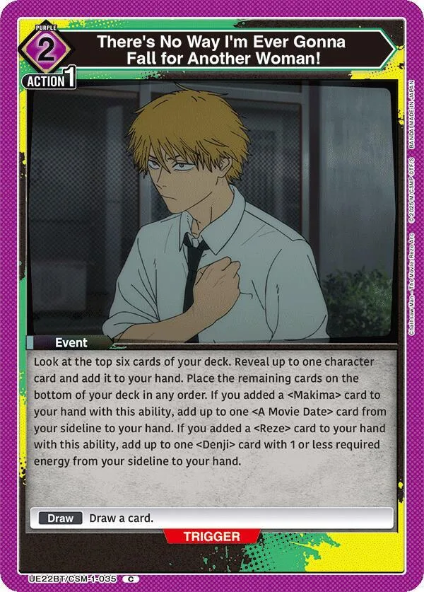 There's No Way I'm Ever Gonna Fall for Another Woman! card front