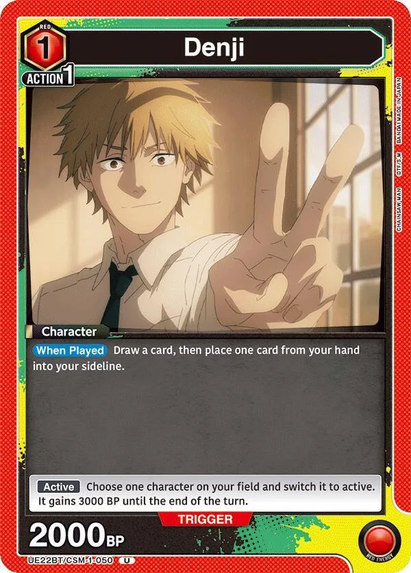 Denji (050) card front
