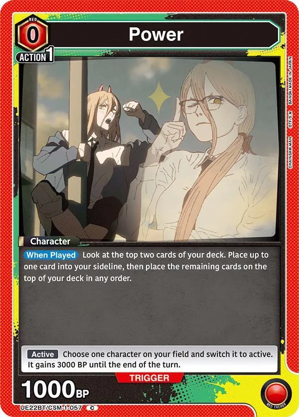 Power (057) (Box Topper Foil) card front