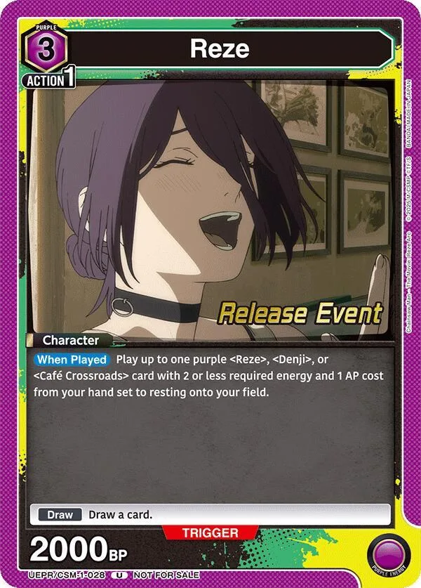 Reze (028) card front