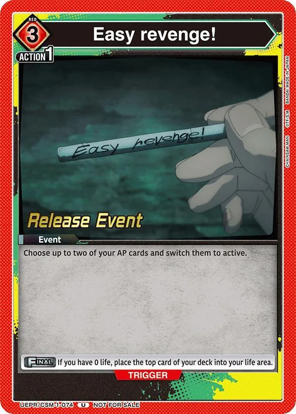 Easy Revenge! card front
