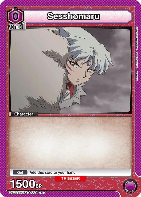 Sesshomaru (004) card front