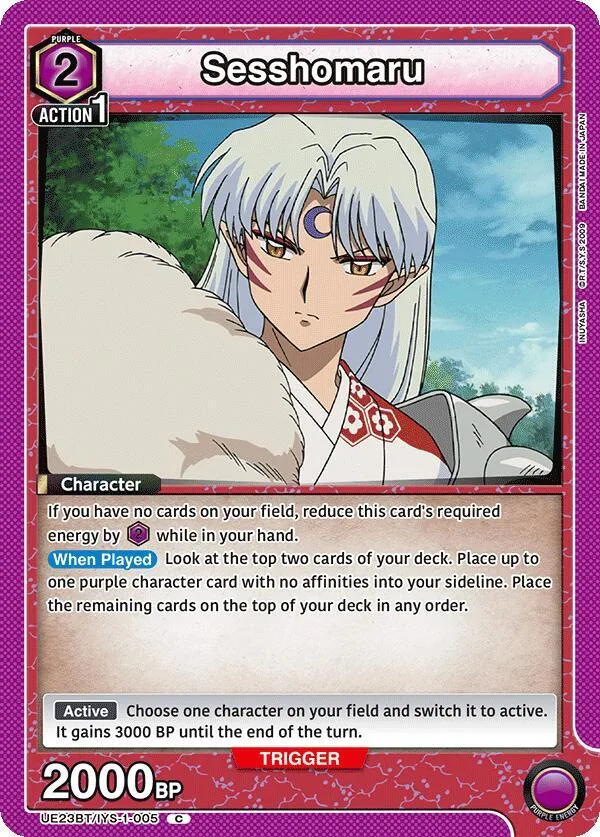 Sesshomaru (005) card front