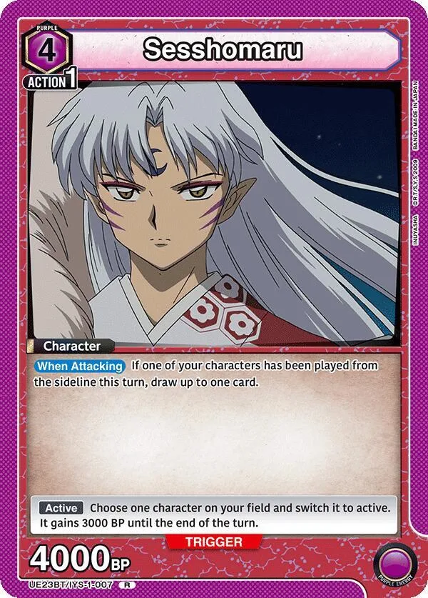 Sesshomaru (007) card front