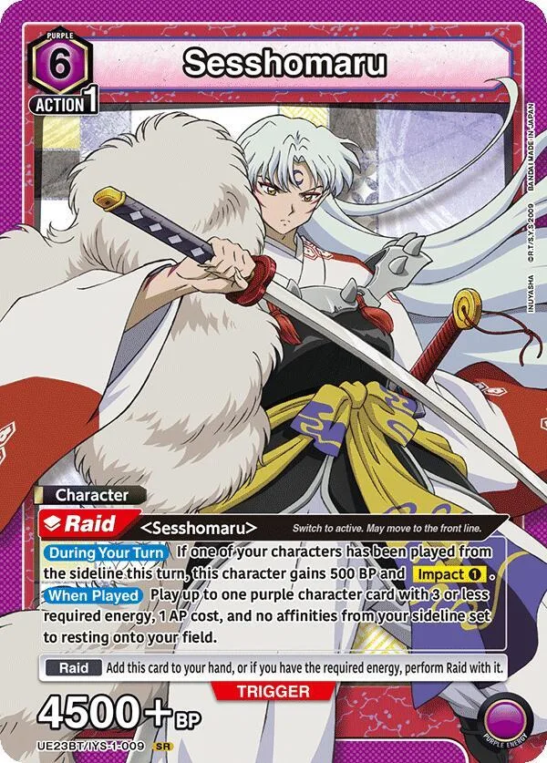 Sesshomaru (009) card front
