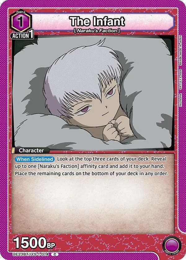 The Infant card front
