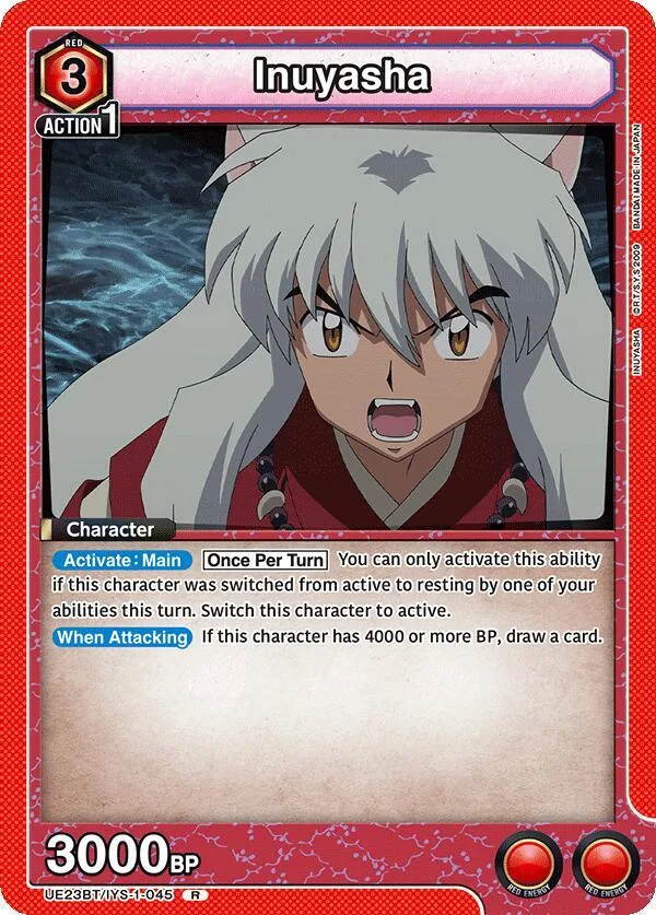 Inuyasha (045) card front