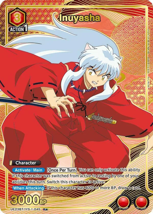 Inuyasha (045) (R*) card front