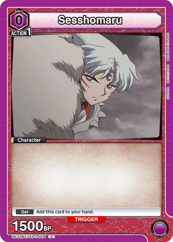 Sesshomaru (004) (Box Topper Foil) card front