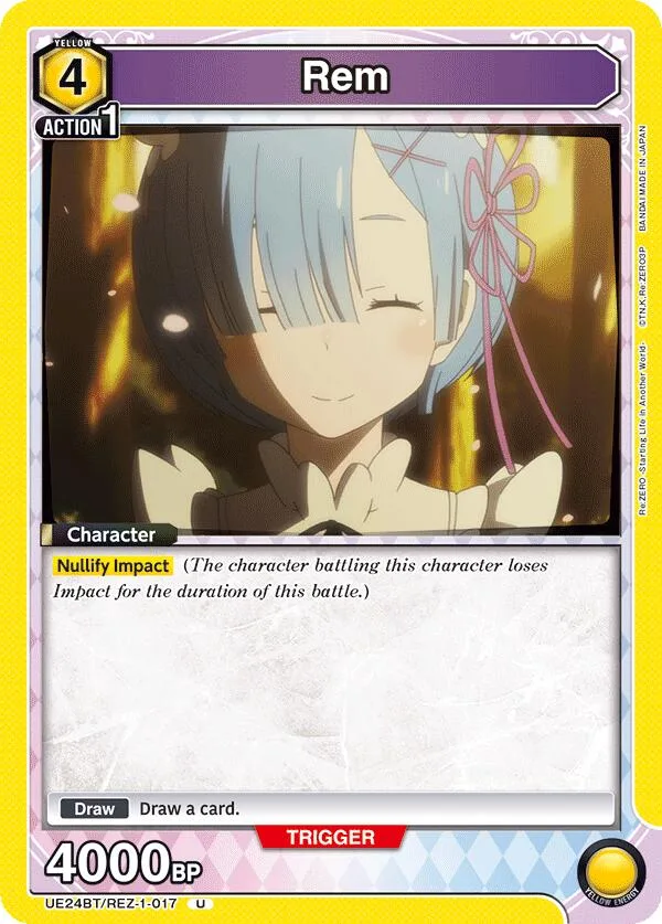 Rem (017) card front