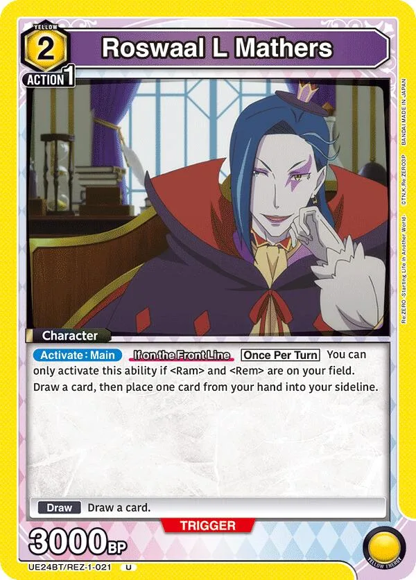 Roswaal L Mathers card front