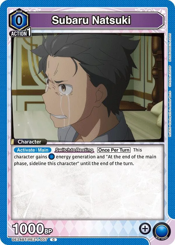 Subaru Natsuki (037) card front