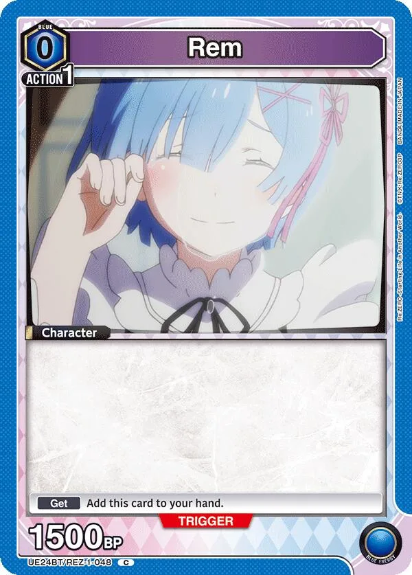 Rem (048) card front
