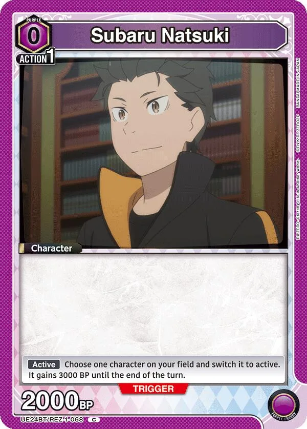 Subaru Natsuki (068) card front