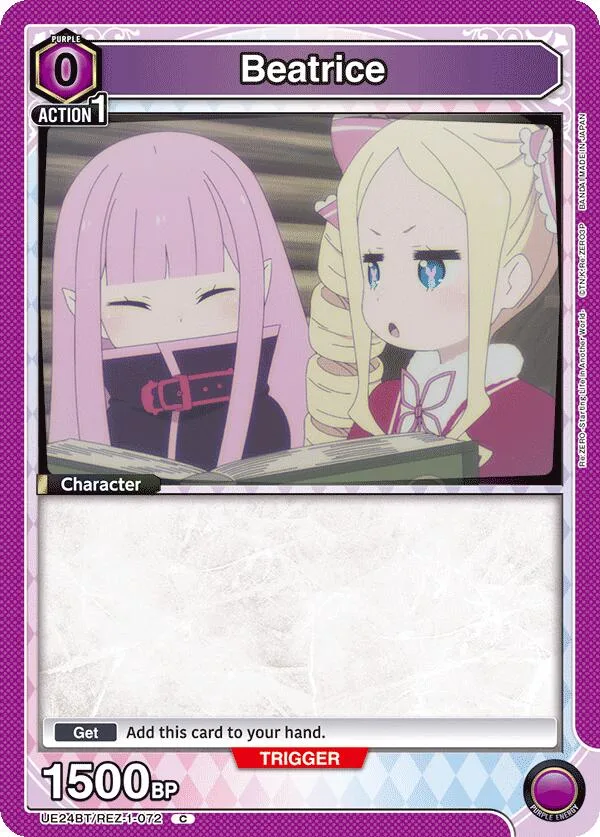 Beatrice (072) (Box Topper Foil) card front