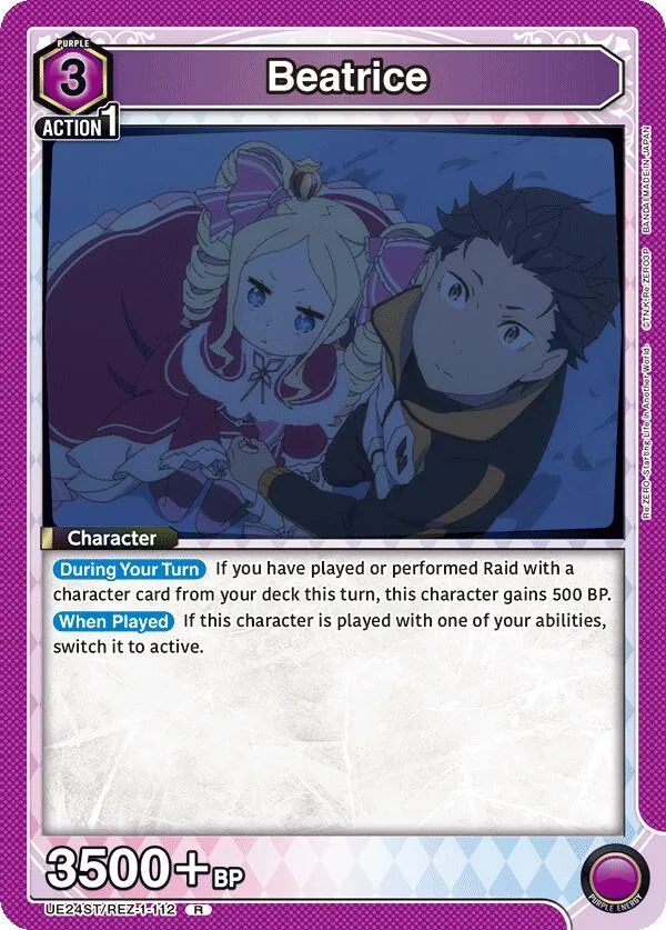 Beatrice card front