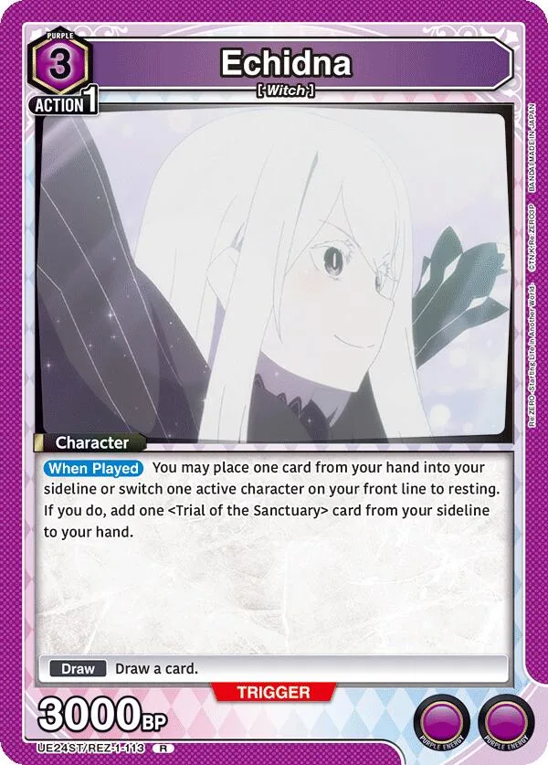 Echidna card front