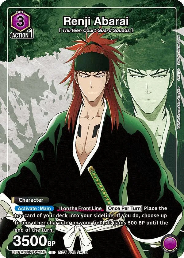 Renji Abarai (046) card front