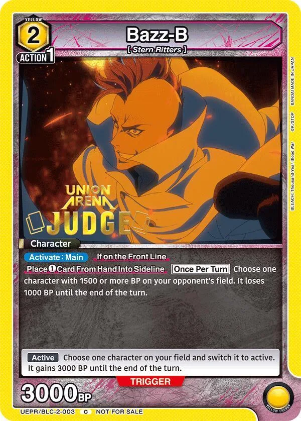 Bazz-B (Judge Pack) card front