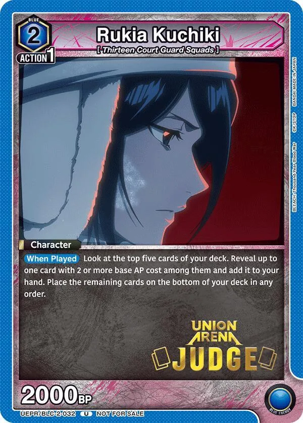 Rukia Kuchiki (032) (Judge Pack) card front