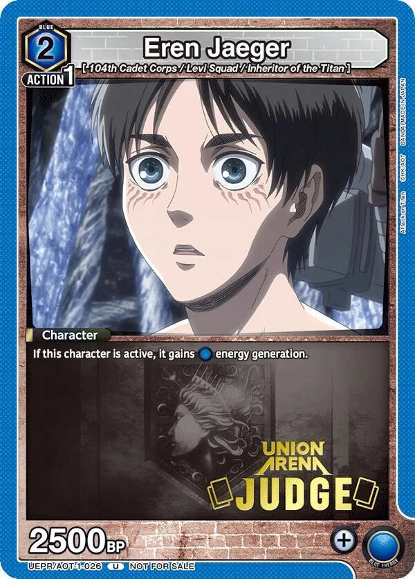 Eren Jaeger (Judge Pack) card front