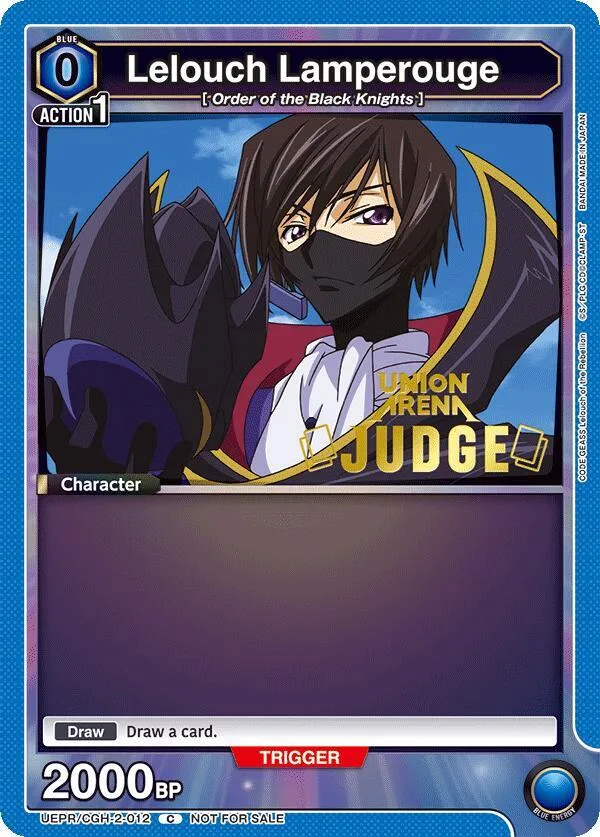 Lelouch Lamperouge (Judge Pack) card front