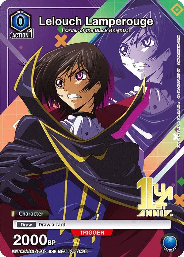 Lelouch Lamperouge (012) card front