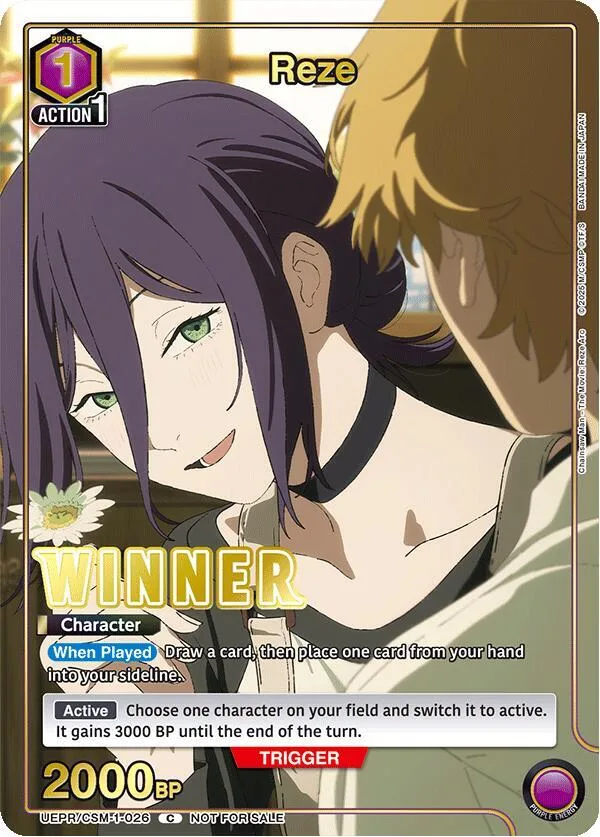 Reze (Winner) card front