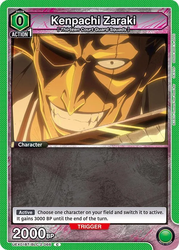 Kenpachi Zaraki (Box Topper Foil) card front