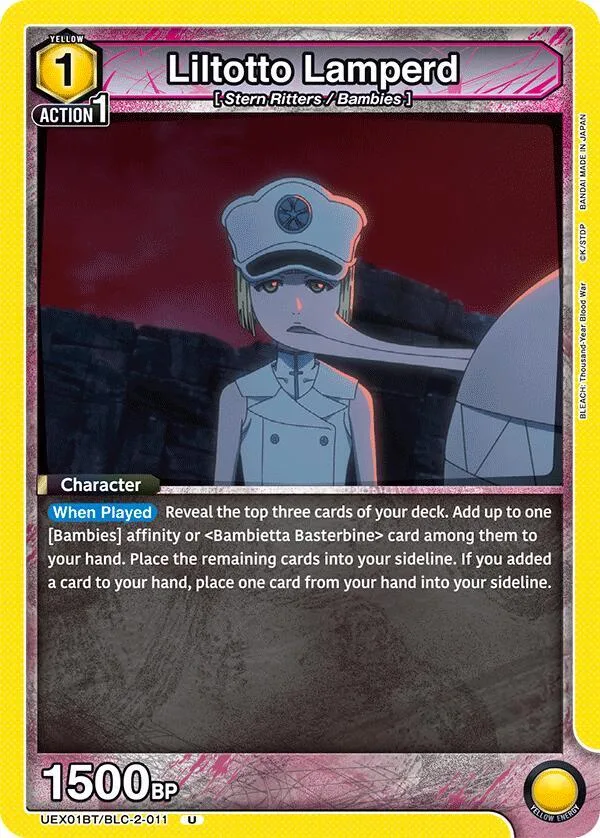 Liltotto Lamperd card front