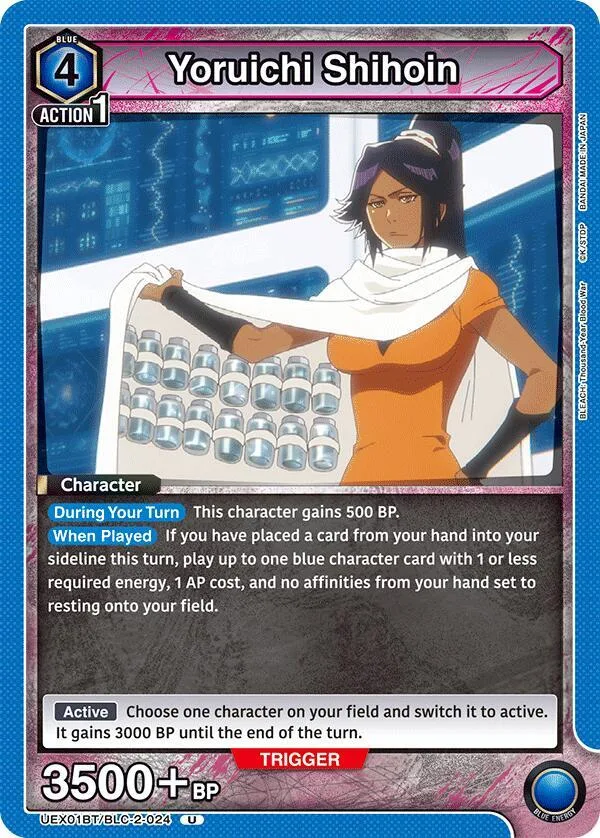 Yoruichi Shihoin card front