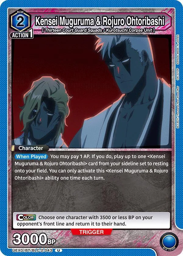 Kensei Muguruma & Rojuro Ohtoribashi card front